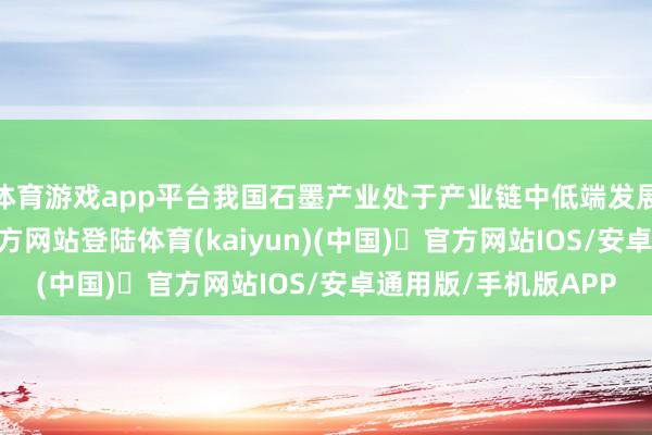 体育游戏app平台我国石墨产业处于产业链中低端发展水平-开yun体育官方网站登陆体育(kaiyun)(中国)❥官方网站IOS/安卓通用版/手机版APP