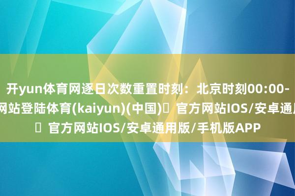 开yun体育网逐日次数重置时刻：北京时刻00:00-开yun体育官方网站登陆体育(kaiyun)(中国)❥官方网站IOS/安卓通用版/手机版APP